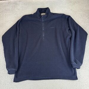 Simms Sweater Mens‎ Xl Blue Fleece 1/2 Zip Pullover Long Sleeve Fishing USA
